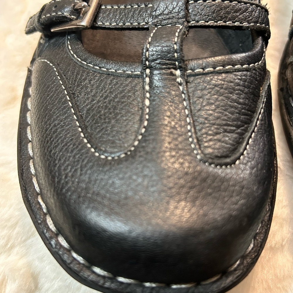Naturalizer Sheridan Black Leather Mary Jane Flats Women's size 8M - Picture 8 of 14